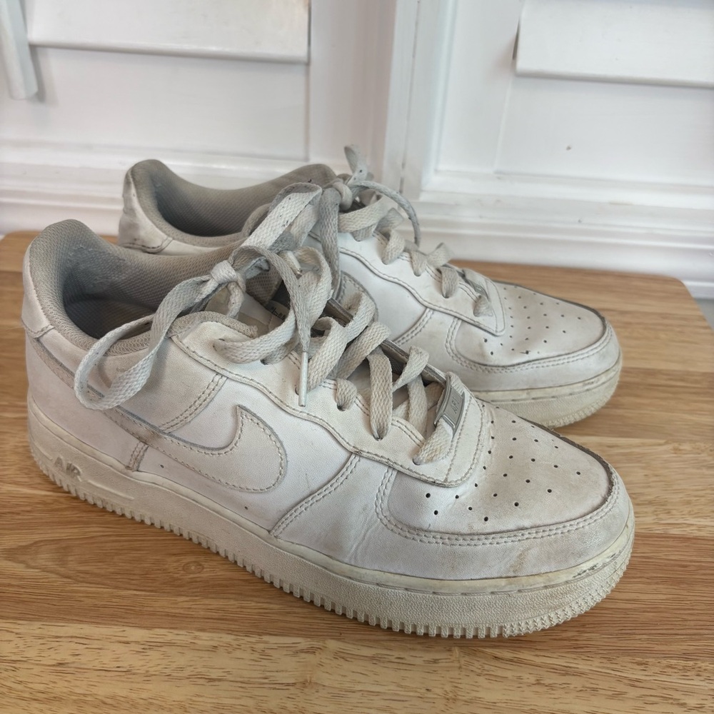 Nike‎ White Air Force One Sneakers Size 6.5Y